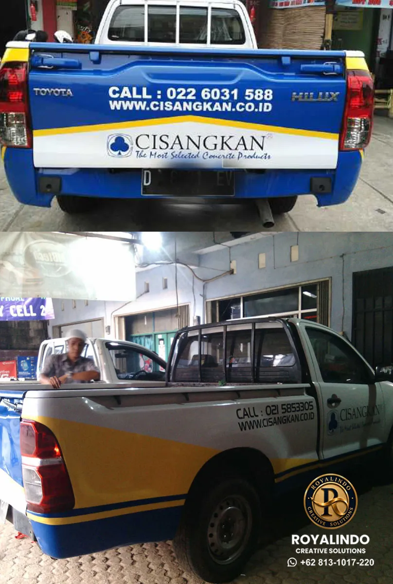 Cutting Sticker Mobil Cisangkan RV-026