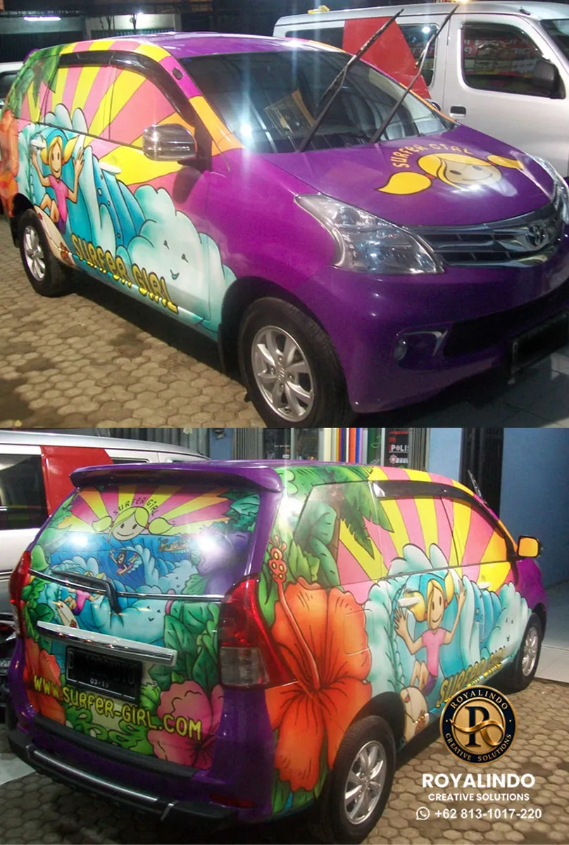 Cutting Sticker Mobil Custom RV-013