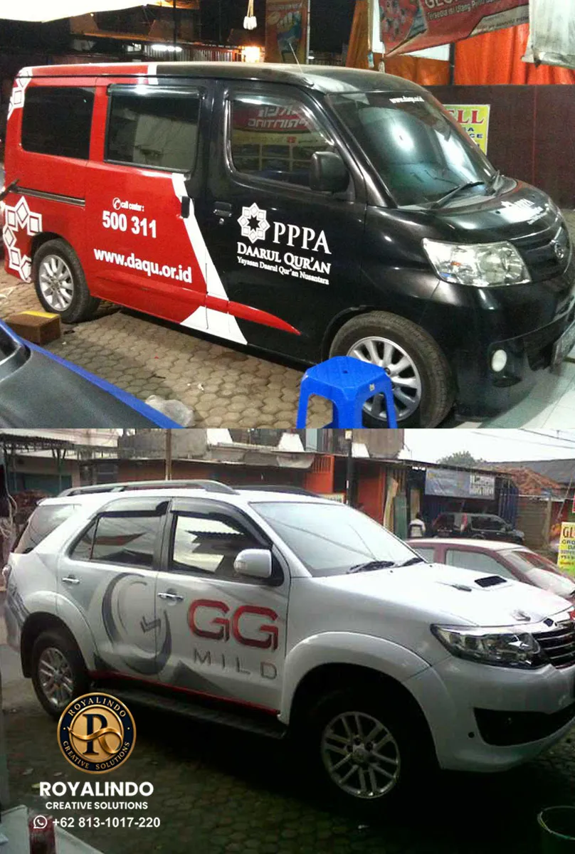 Cutting Sticker Mobil Custom RV-027