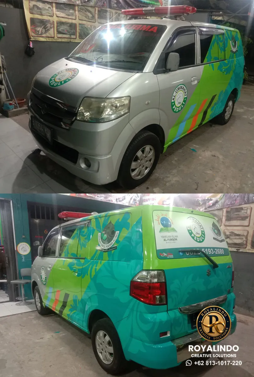 Cutting Sticker Mobil Custom Ambulans RV-008